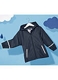Синя куртка демісезонна дощовик, грязепруф Lupilu 98-104 р, фото 3