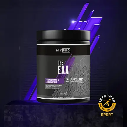 (уцінка термін по 11.24) Амінокислотний комплекс з електролітами Myprotein THE EAA 360 г (холодний лимонний чай), фото 3