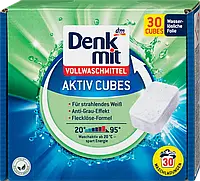 Denkmit Vollwaschmittel Cubes Таблетки для стирки белого и светлого белья 30 шт.