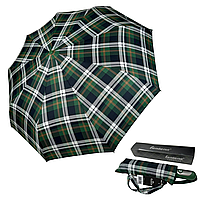 Стильна автоматична парасолька в клітинку від Lantana, зелена клітина LAN 0952-1