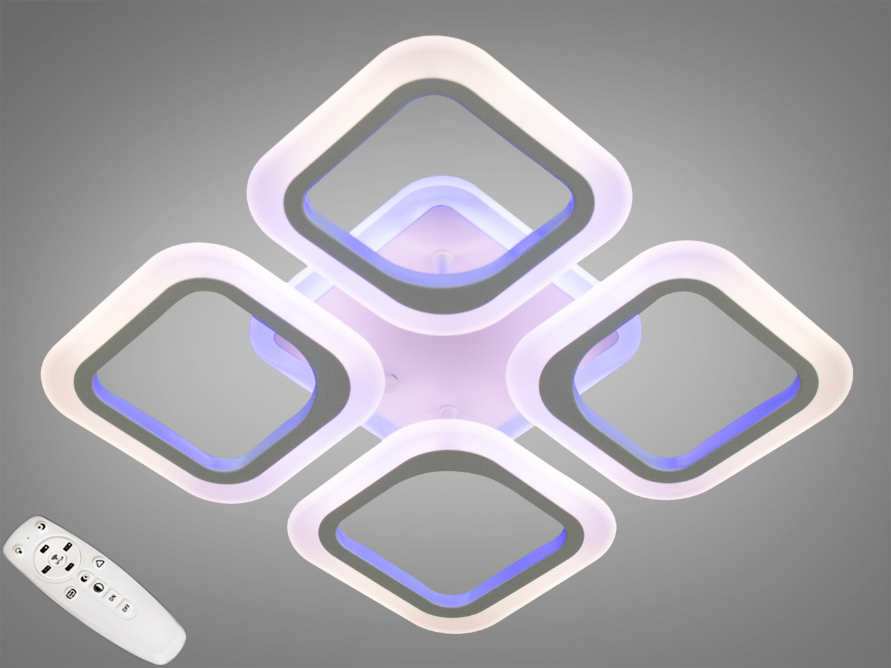 Світлодіодні люстри Diasha AS8060/4WH LED 3color dimmer, фото 1