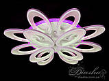 Світлодіодна люстра Diasha 1673/8+4WH LED 3color dimmer, фото 3