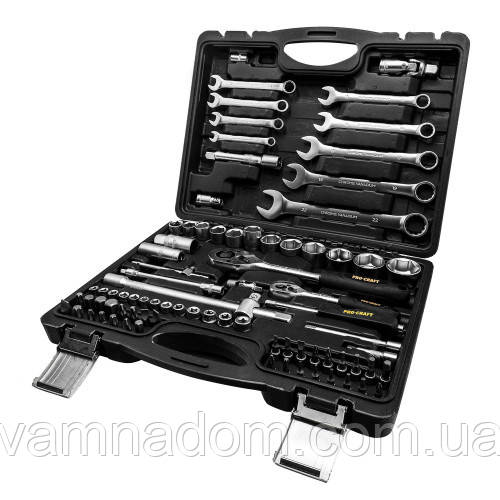 Набір ручного інструменту Procraft WS-82 (82 предмети), фото 1