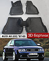 EvaForma 3D коврики с бортиками Audi A6 C5 '97-05. ЕВА 3д ковры с бортами Ауди А6 С5