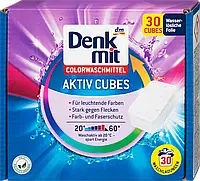 Denkmit Colorwaschmittel Cubes Таблетки для стирки цветного белья 30 шт.