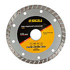 Круг відрізний алмазний "Турбо" Ø125×1.8×22.2 мм, 12000об/хв SIGMA (1922231)