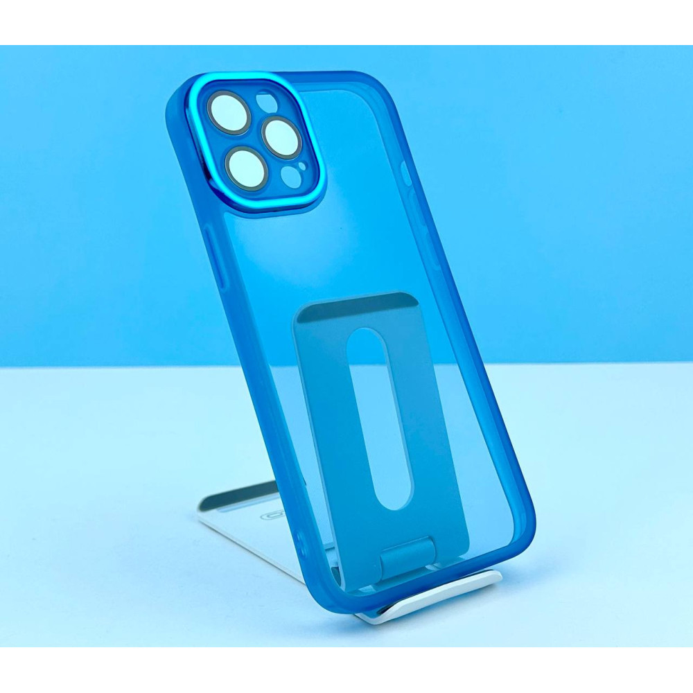 Чохол Epik Matte Edges для iPhone 12 Блакитний