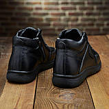 Чоловічі теплі зимові стильні черевики  з натуральної шкіри model-LUX, фото 8