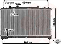 Радиатор охлаждения MAZDA 6 1.8i/2.0i(пр-во Van Weze) 27002227