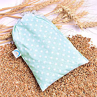 Подушка с пшеницей 15x23 см,TM IDEIA эко-продукт для согревания и релаксации горох мята