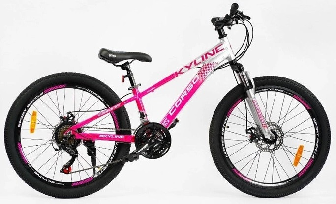 Підлітковий велосипед CORSO SKYLINE 24" SL-24688 AL