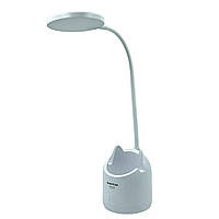 Лампа настільна світлодіодна Quantum QM-TL1010 TORINO (1*18650, 1800mAh/20SMD/4вт/260lm/microUSB)