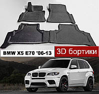 EvaForma 3D коврики с бортиками BMW X5 E70 '06-13. ЕВА 3д ковры с бортами БМВ Х5 Е70