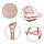 Стілець для годування 4в1 KidWell дерев'яний EATAN WOOD PINK, фото 6
