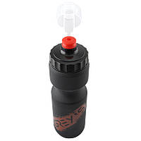 Велосипедна фляга GREY'S 750 мл., чорна з черв. пр. із мемб-ю