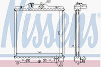 Радиатор охлаждения HONDA CIVIC 4+5 MT 91-01 (Van Wezel)