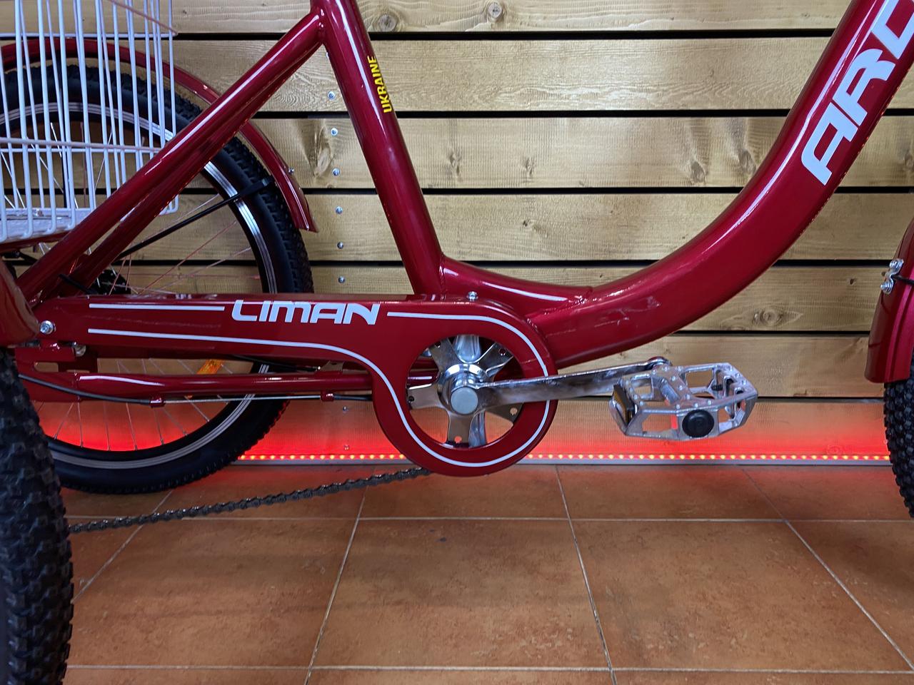 Трехколесный велосипед грузовой Ardis LIMAN 24" красный - фото 5 - id-p1983828079