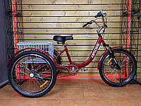Трехколесный велосипед грузовой Ardis LIMAN 24" красный