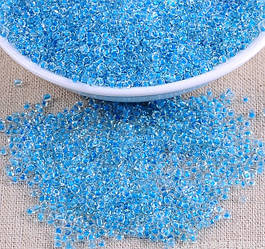 Бісер Профарбований 2 мм 50 г Блакитний
