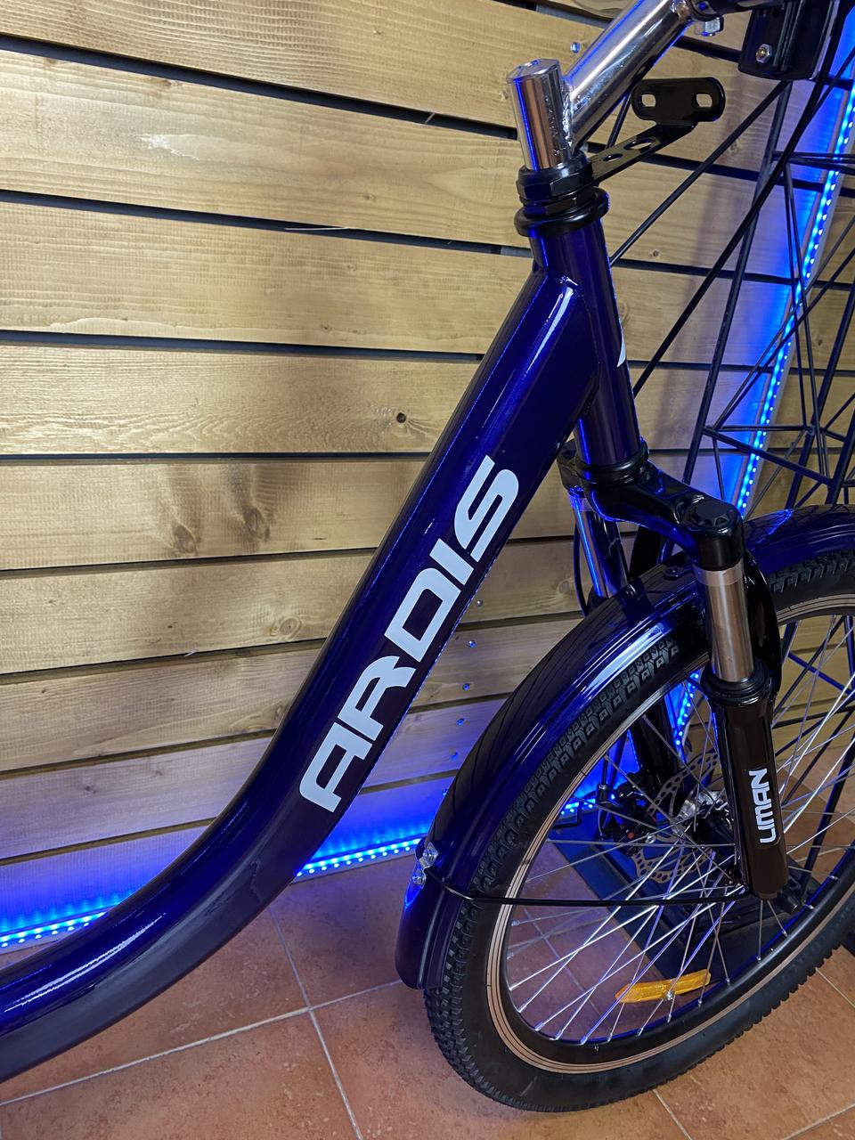 Трехколесный велосипед грузовой Ardis LIMAN 24" синий - фото 2 - id-p1983828080