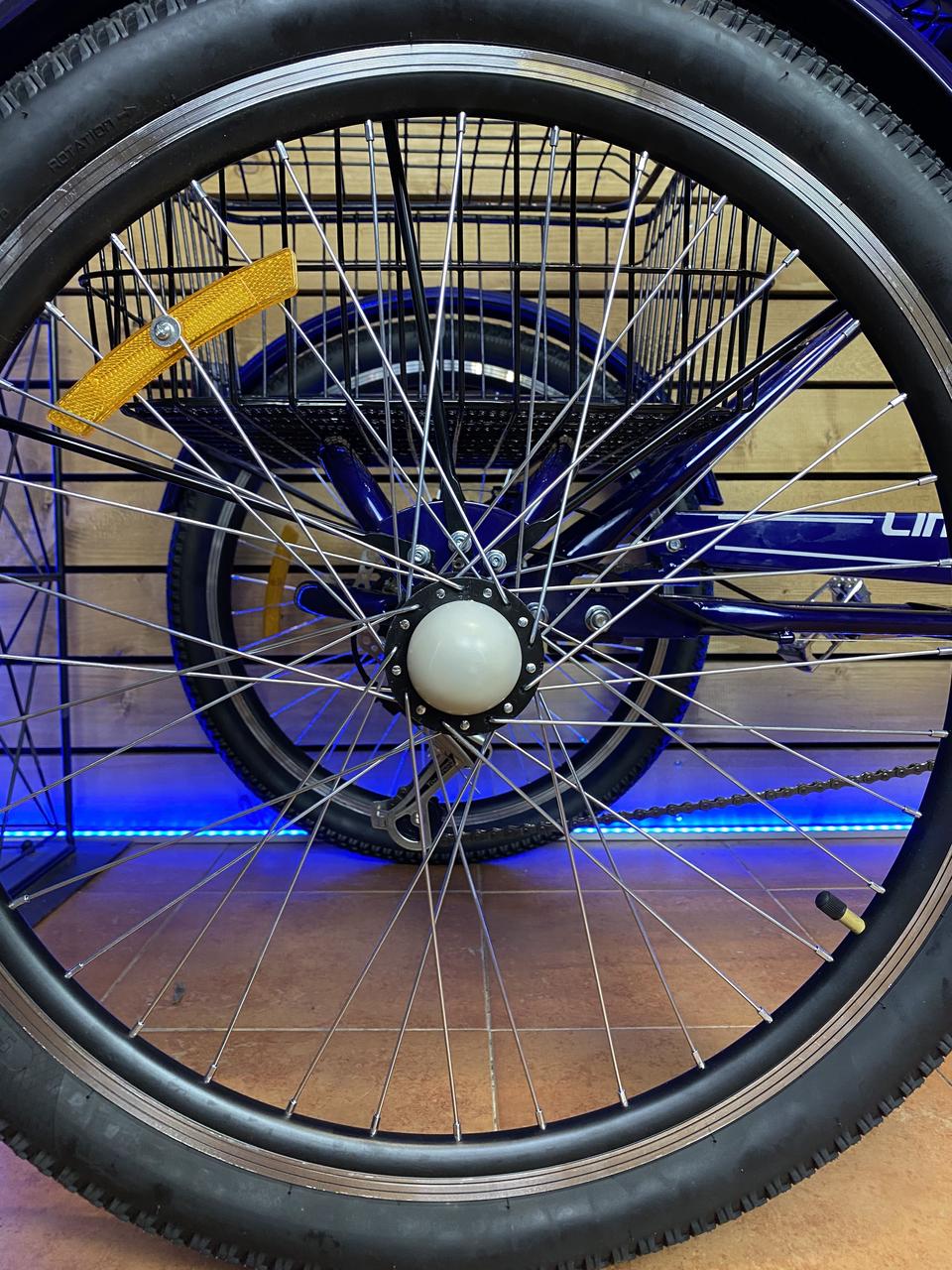 Трехколесный велосипед грузовой Ardis LIMAN 24" синий - фото 5 - id-p1983828080
