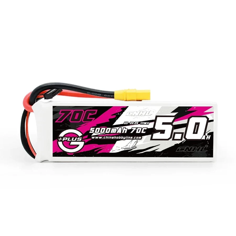 Акумулятор для дронів CNHL G+Plus 5000 mAh 22.2 V 6S 70C Lipo XT90