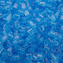Бісер рубка 2 мм 50 г Блакитний