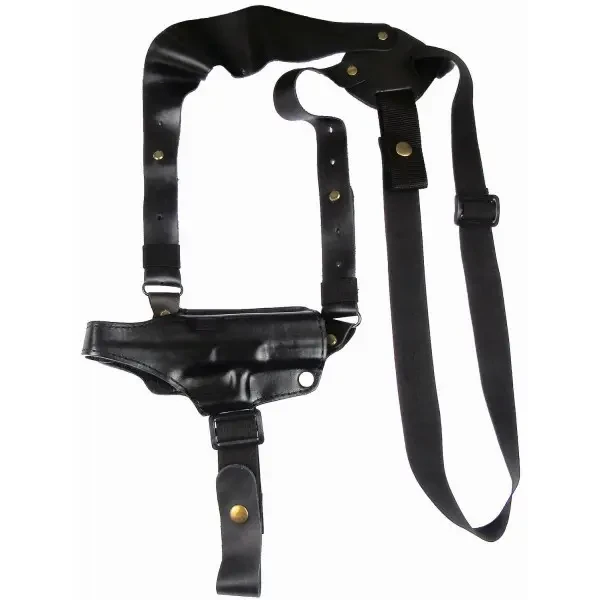 Кобура МЕДАН Glock 17 оперативна шкіряна формована тришарова горизонтальна (з гумкою)