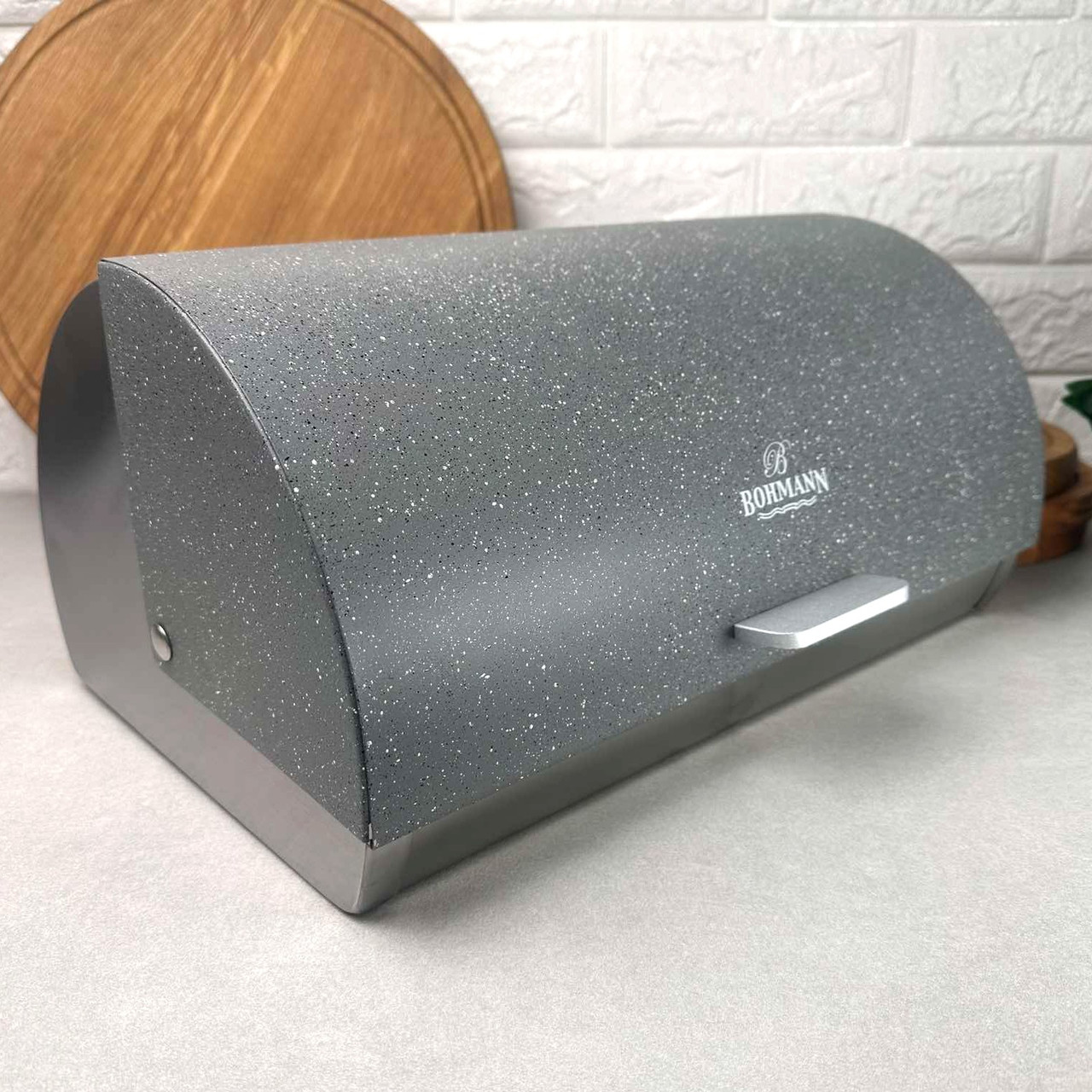 Хлібниця із нержавіючої сталі Граніт Bohmann