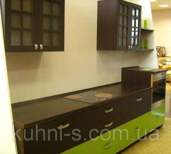 Кухни на заказ, фасады МДФ пленка, прямой без фрезеровки , цена от 6900 ...