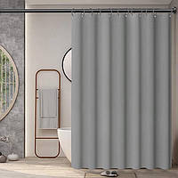 Шторка для ванної кімнати водонепроникна Bathlux 180x180 см шторка для ванної кімнати, Сіра 1822 Люкс качество!+, фото 5