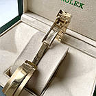 Чоловічі годинники Rolex Daytona Gold AAA наручні механічні на сталевому браслеті з датою і автопідзаводом, фото 8