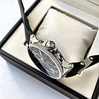 Наручний годинник Ulysse Nardin Maxi Marine Silver Black AAA чоловічі з автопідзаводом і сапфіровим склом, фото 4