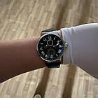 Наручний годинник Ulysse Nardin Maxi Marine Silver Black AAA чоловічі з автопідзаводом і сапфіровим склом, фото 8