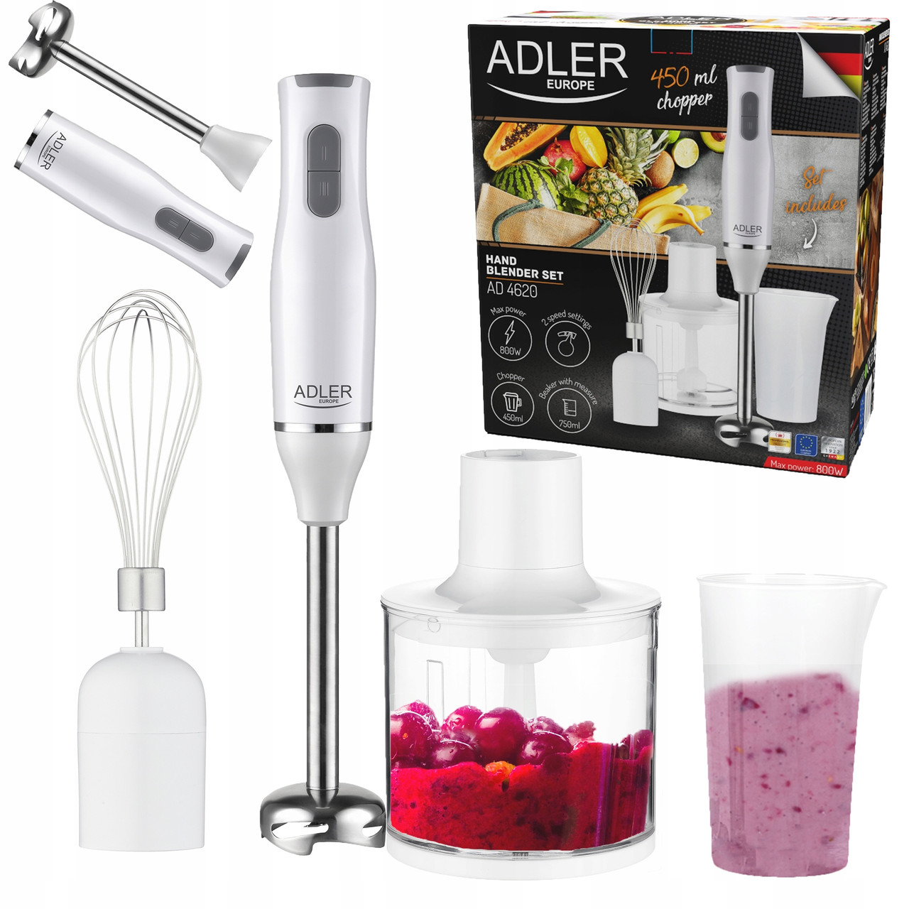 Занурюваний блендер Adler AD 4620