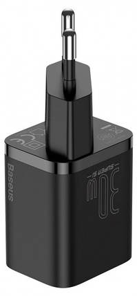 МЗП блочок 30W USB-C Super Si QC 1C (CCSUP-J01) Baseus black, фото 3