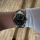 Чоловічі годинники Omega Aqua Terra Black 150m co-axial 41 mm AAA наручні механічні з автопідзаводом і сапфіром, фото 9