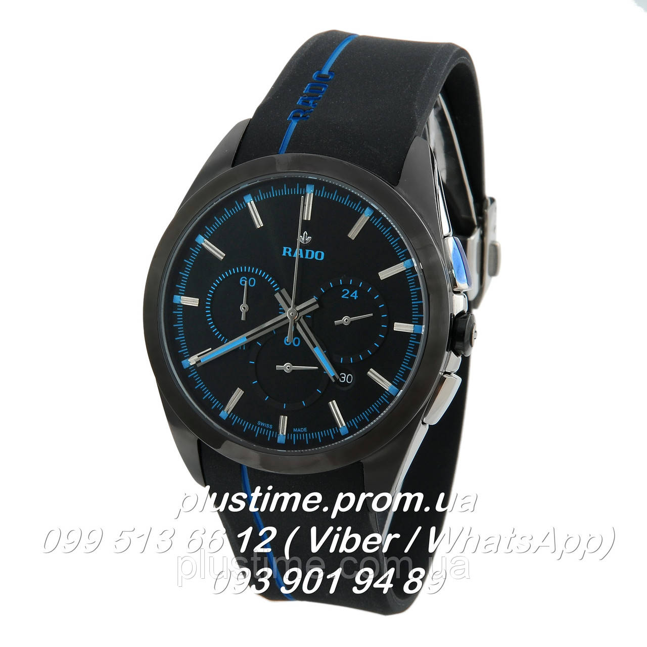 Rado Tennis collection blue чоловічі наручні годинники хронограф