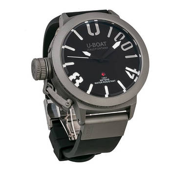 U-boat classico 1001 dark white мужские механчиеские наручные часы ААА класса