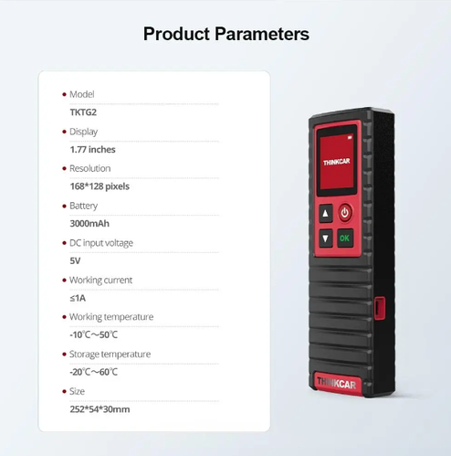 Программатор датчиков давления в шинах TPMS THINKCAR THINKTPMS G2 (ID ...