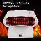 Тепловентилятор R.1185 горизонтальний Білий, фото 5