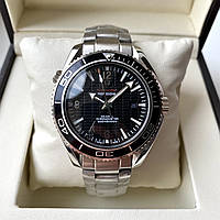 Часы Omega Seamaster Planet Ocean Skyfall 007 AAA мужские наручные механика на стальном браслете и календарем