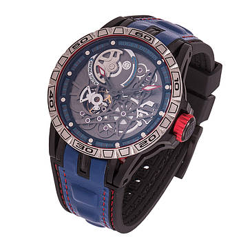 Roger Dubuis Excalibur Pirelli Black механічний годинник ААА класу Синій