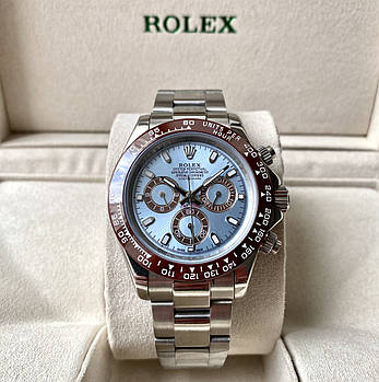 Механічний годинник Rolex Daytona Platinum AAA наручний з автопідзаводом і сапфіровим склом