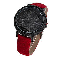 Chopard Full Pave Black and Red женские наручные кварцевые часы