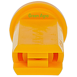 Розпилювач інжекторний компактний (короткий) IDK 110.02 (Жовтий) форсунки обприскувача, фото 5