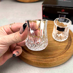 Набір стопок із кришталевого скла Eclat Longchamp 45 мл 6 шт (L9756), фото 3