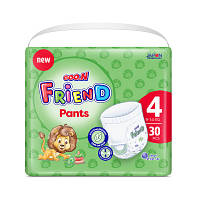 Подгузники GOO.N Friend Размер 4 (9-14 кг) 30 шт (8697404380610) (F1010117-001) DL