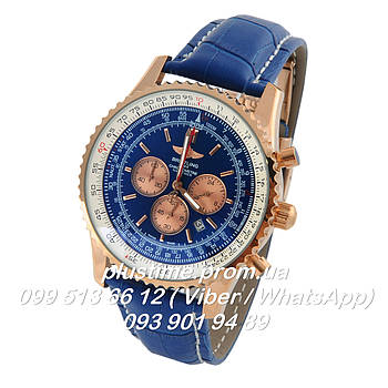 Наручний годинник з хронографом Breitling Navitimer Blue