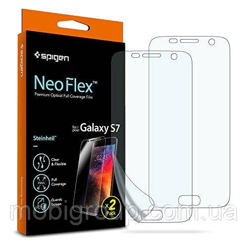 Захисна плівка Spigen для Samsung S7 Neo Flex (555FL21380) + Безплатна наклейка